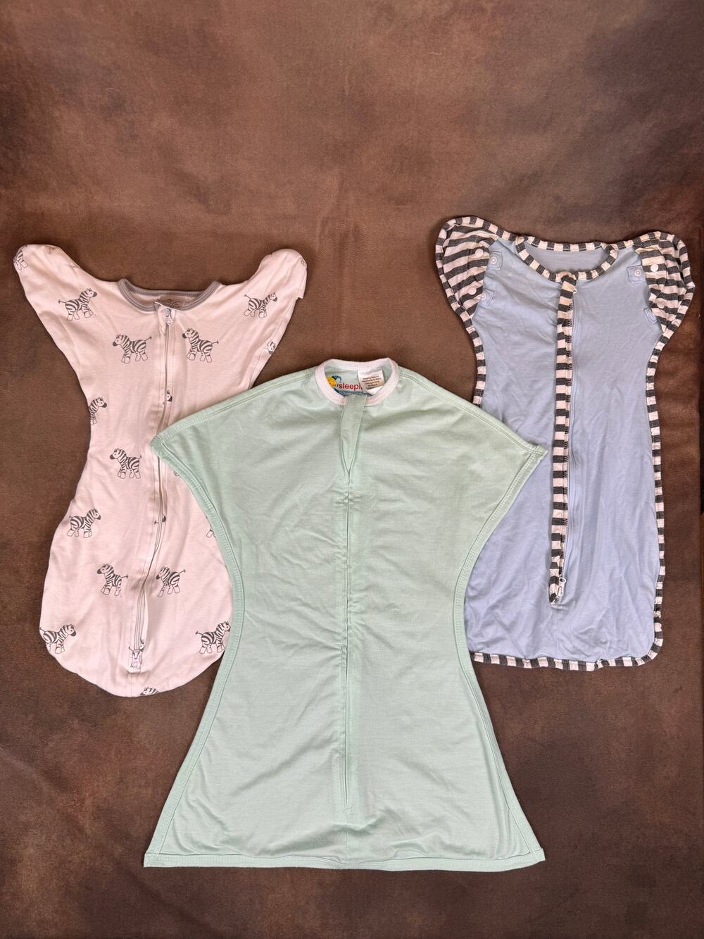 Baby Swaddle Sleep Sack Lot 3 - Zipadee-Zip Amazing Baby Small XS 0-6M #1056